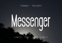 Messenger Font Poster 1