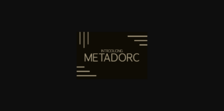 Metadorc Font Poster 1