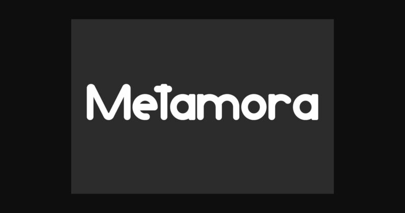 Metamora Font Poster 3