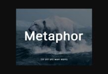 Metaphor Font Poster 1