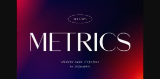 Metrics Font Poster 1