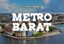 Metro Barat Fonts