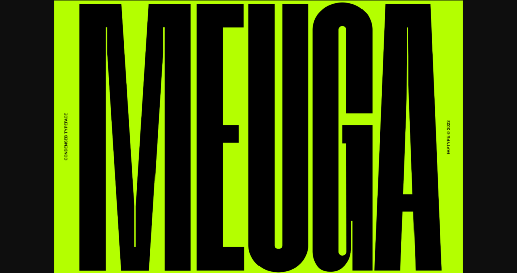 Meuga Font Poster 3