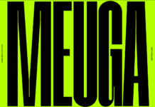 Meuga Font Poster 1