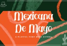 Mexicana De Mayo Font Poster 1