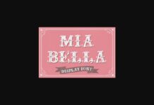 Mia Bella Font Poster 1