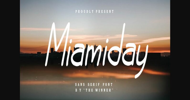 Miamiday Font Poster 3