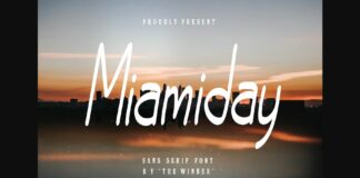 Miamiday Font Poster 1