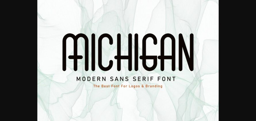 Michigan Font Poster 3