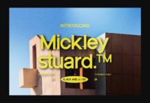 Mickley Stuard Font Poster 1