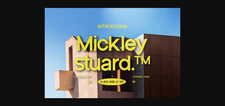 Mickley Stuard Font Poster 1