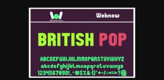 Micro Pop Font Poster 1