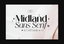 Midland Font Poster 1