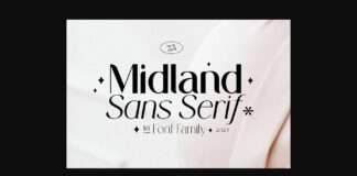 Midland Font Poster 1