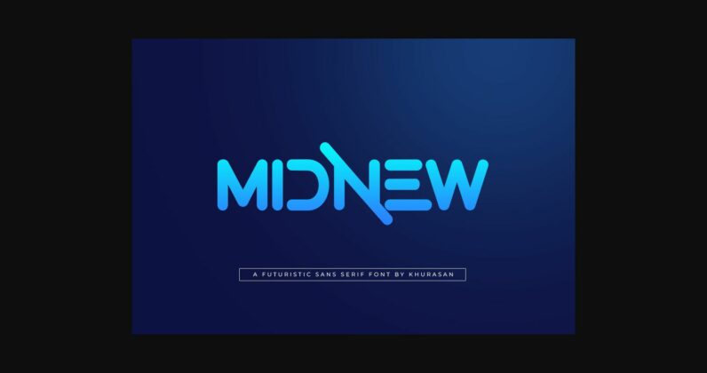 Midnew Font Poster 3