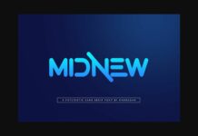 Midnew Font Poster 1