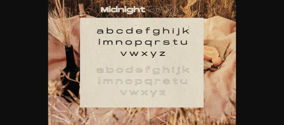 Midnight Motion Font Poster 4