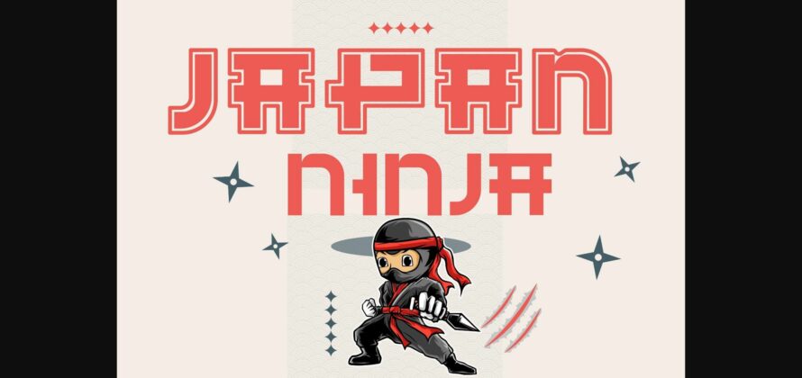 Midnight Ninja Font Poster 4