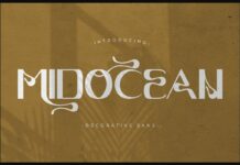 Midocean Font Poster 1