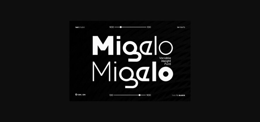 Migelo Variable Font Poster 3