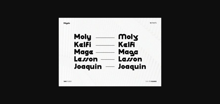 Migelo Variable Font Poster 8
