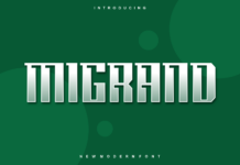 Migrand Font Poster 1