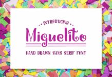 Miguelito Font Poster 1