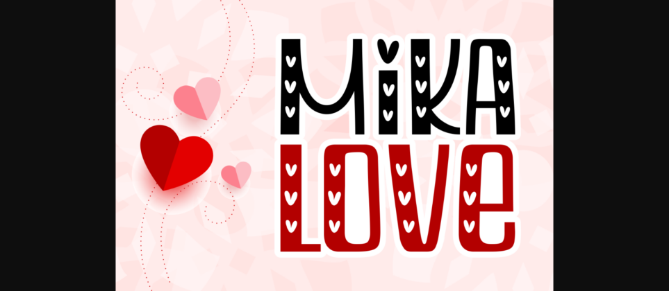 Mika Love Font Poster 3