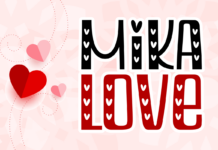 Mika Love Font Poster 1