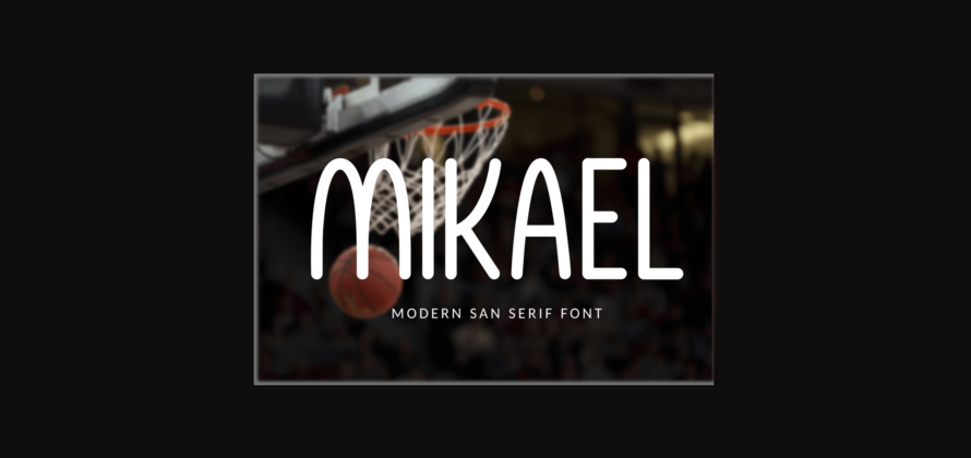 Mikael Font Poster 3
