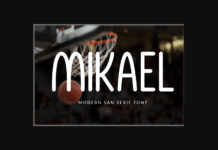 Mikael Font Poster 1