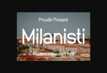 Milanisti Font Poster 1