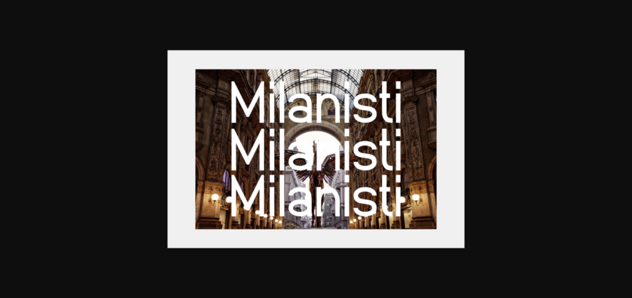 Milanisti Font Poster 7