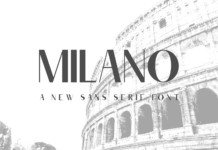 Milano Font Poster 1