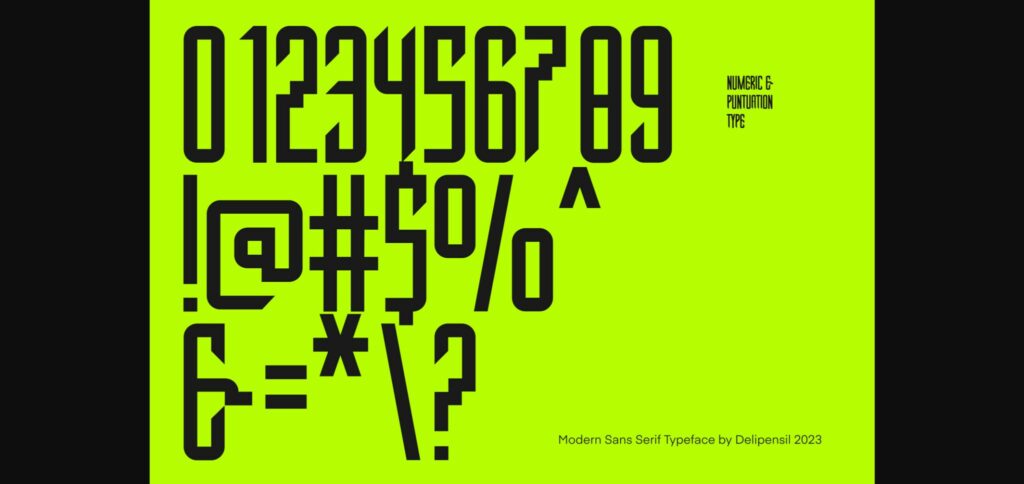 Milenas Font Poster 8