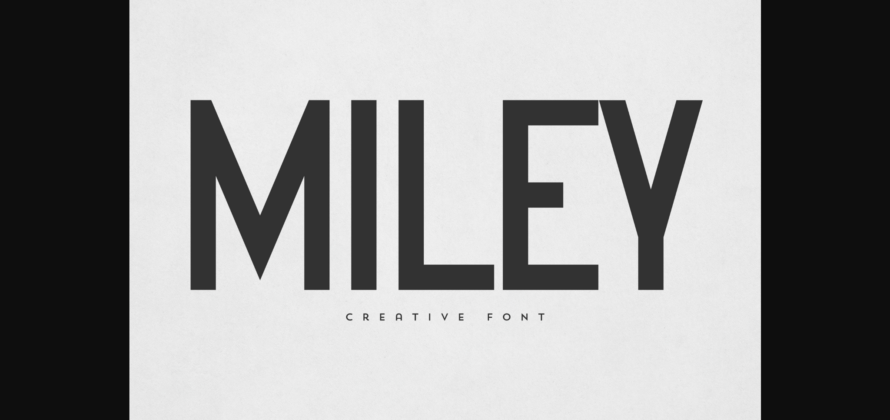 Miley Font Poster 3