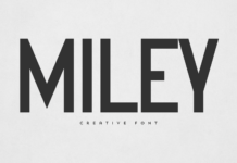 Miley Font Poster 1