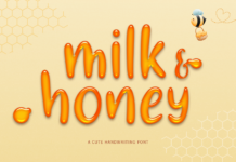 Milk & Honey Font Poster 1