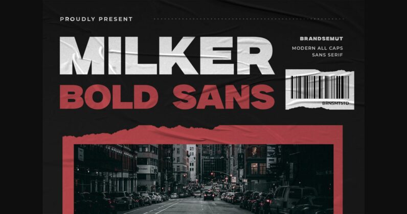 Milker Font Poster 3