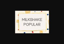 Milkshake Popular Font Poster 1