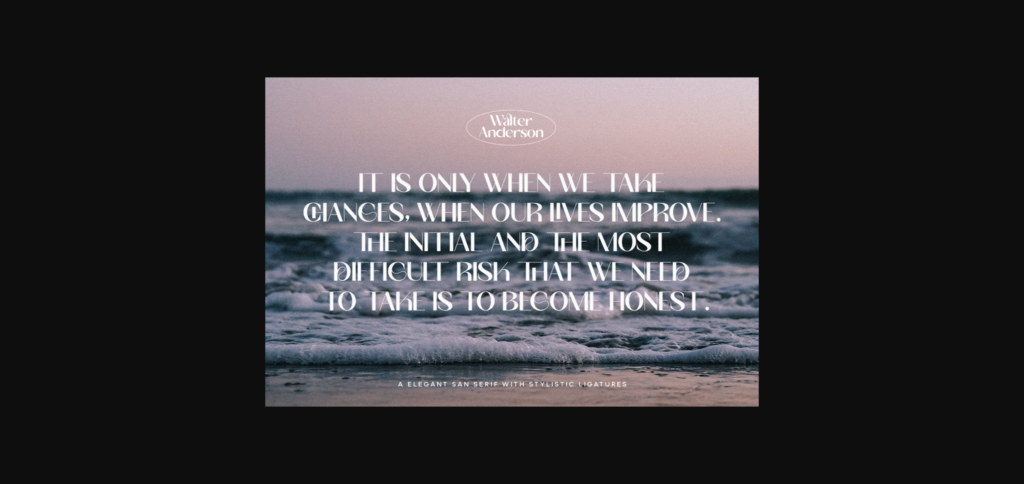 Milky Font Poster 9