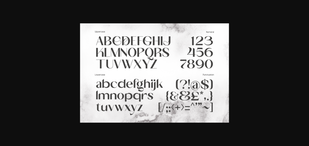 Milky Font Poster 11
