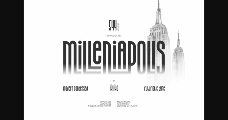Milleniapolis Font Poster 3