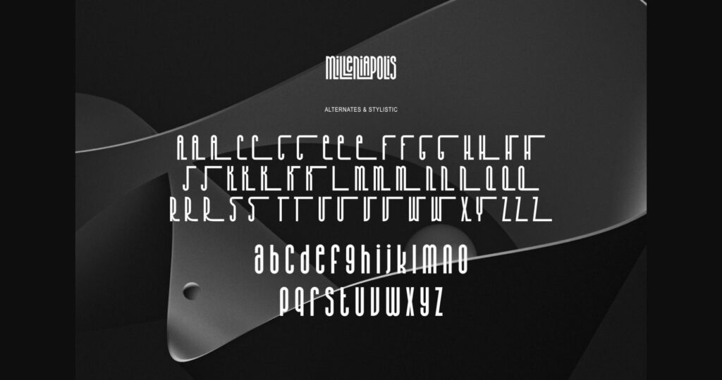 Milleniapolis Font Poster 9