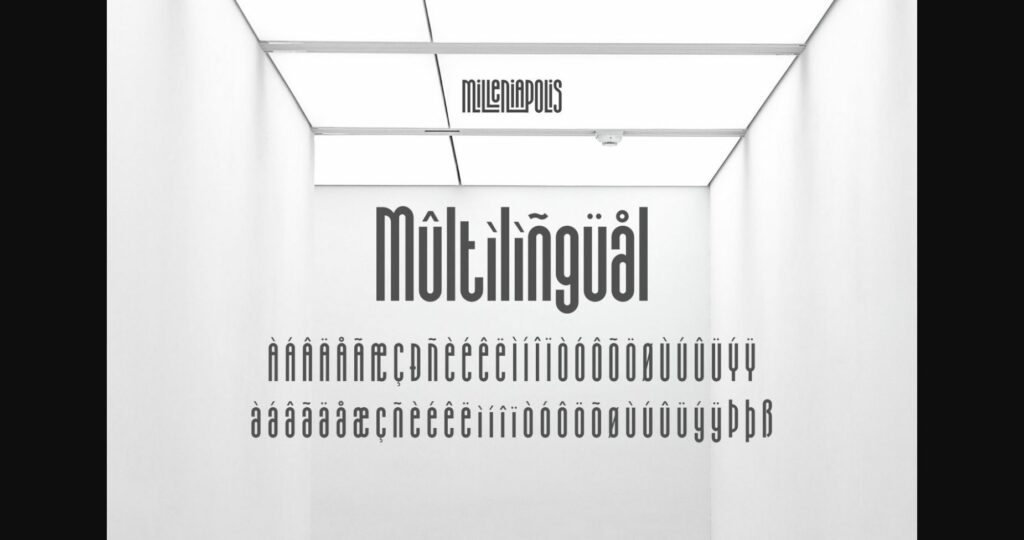 Milleniapolis Font Poster 10