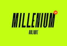 Millenium Font Poster 1