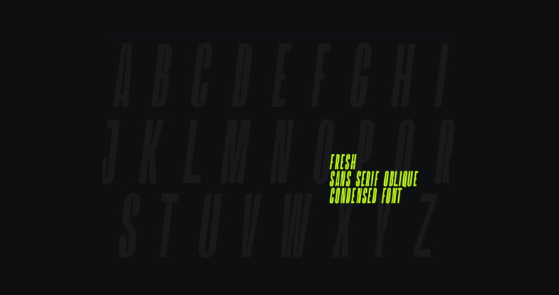 Millenium Font Poster 4