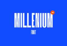 Millenium Font Poster 1