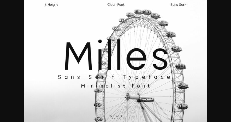 Milles Font Poster 3