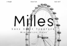 Milles Font Poster 1